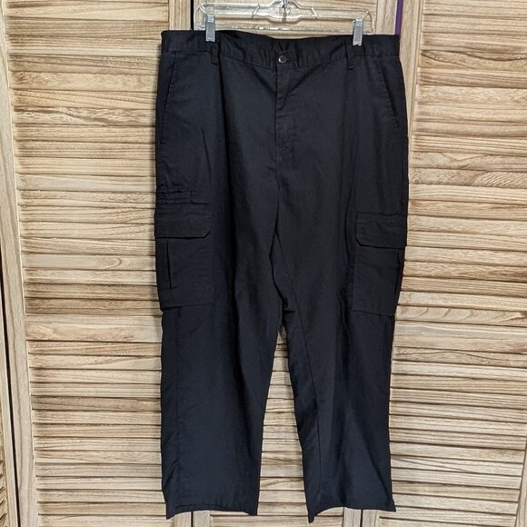 Dickies Black Cargo Pants 38X30 - Picture 1 of 12
